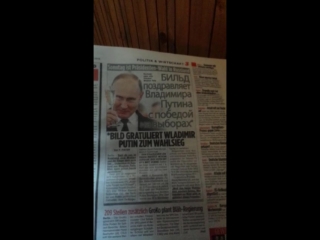 the germans are already congratulating putin on his election victory